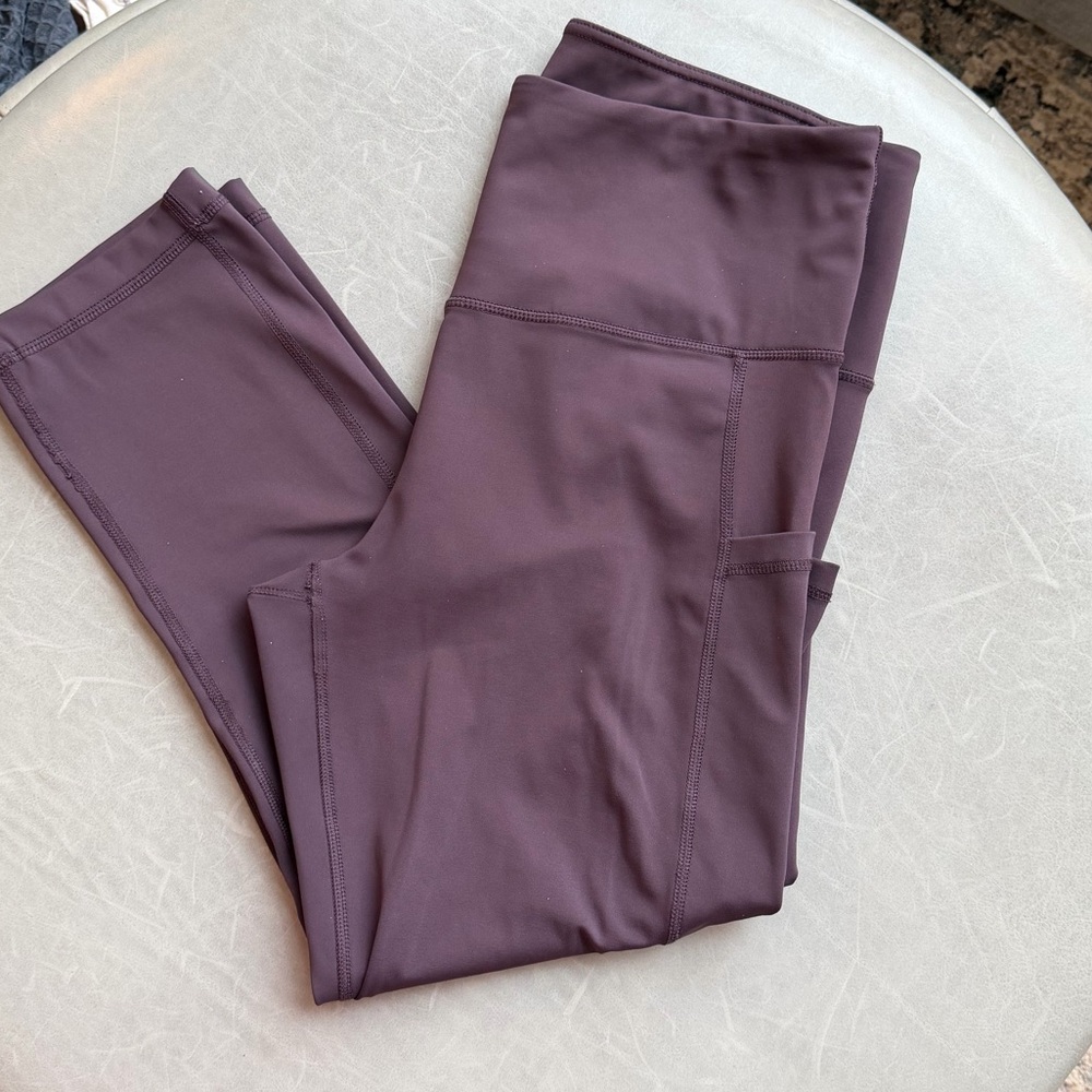 90 Degree By Reflex Purple Lavender Leggings sz Large - Picture 6 of 6